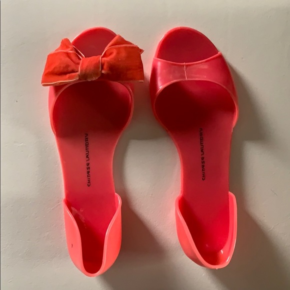 Pink jelly flats - Picture 1 of 1